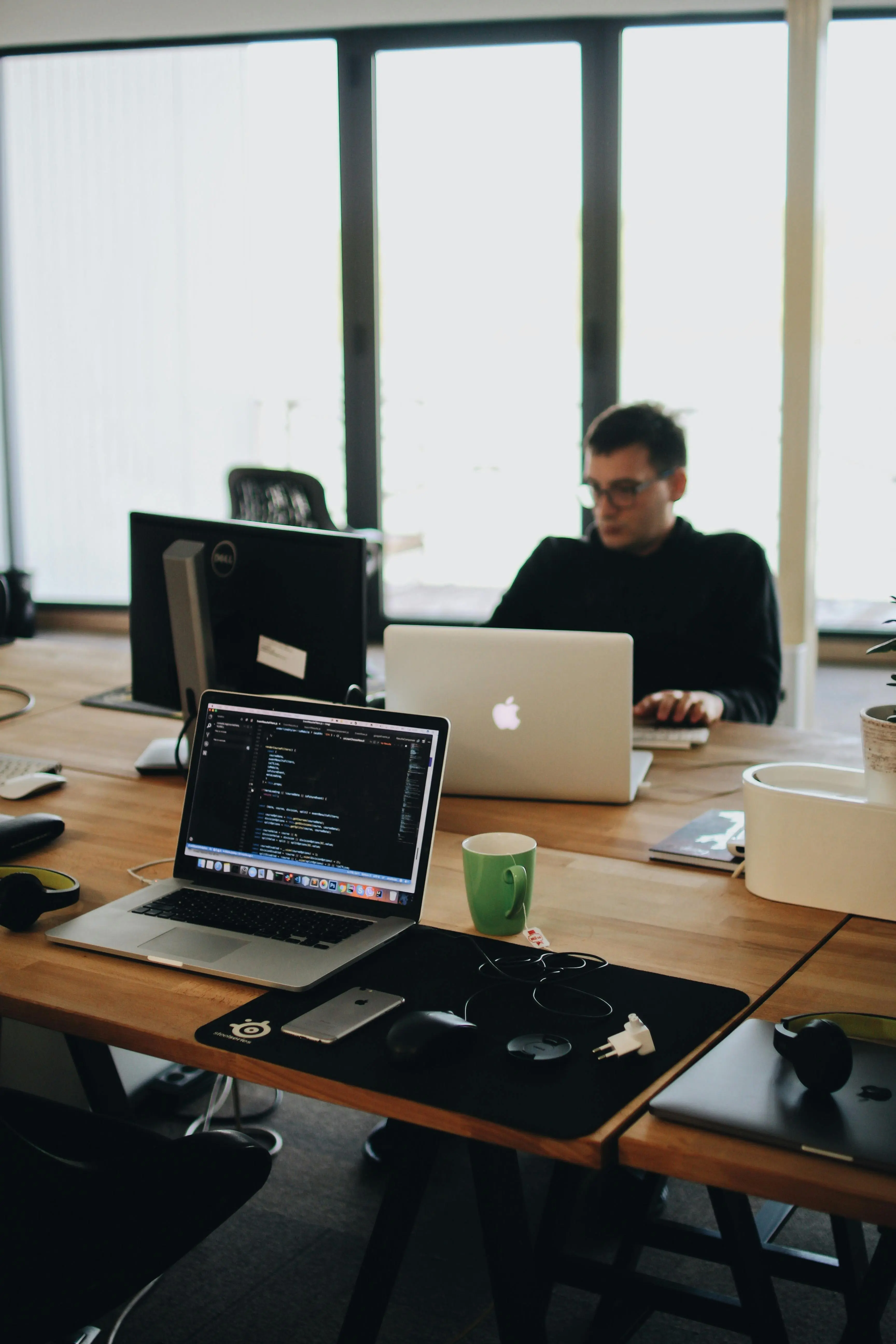 Developer working